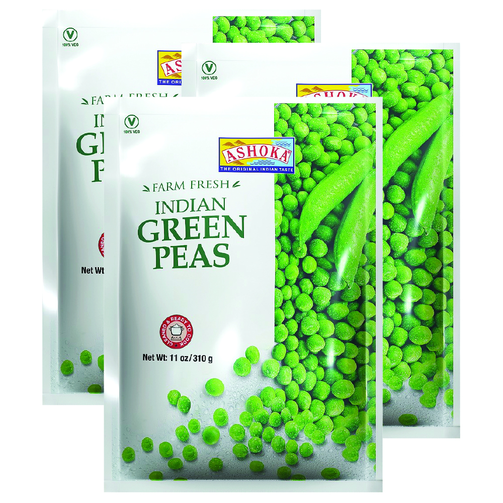 Ashoka Green Peas 3 x 310 g Promo
