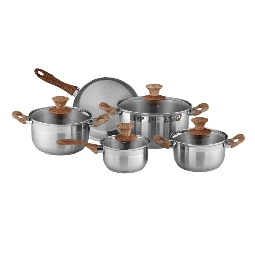 Royalford Dc3581 Ss 9Pc Cookware Set